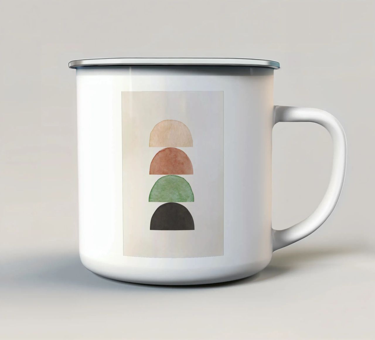 Celestial Terra 04 tazza in smalto da WijdevenPrints