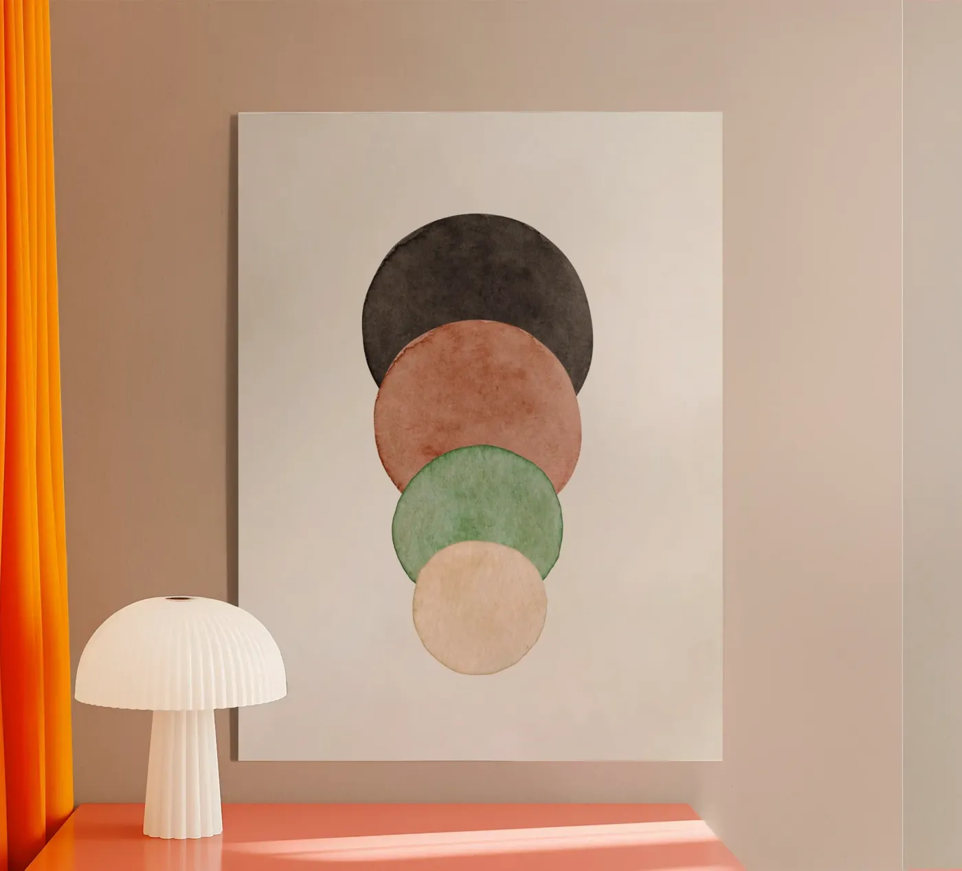 Hemelse Aarde 03 acryl van WijdevenPrints