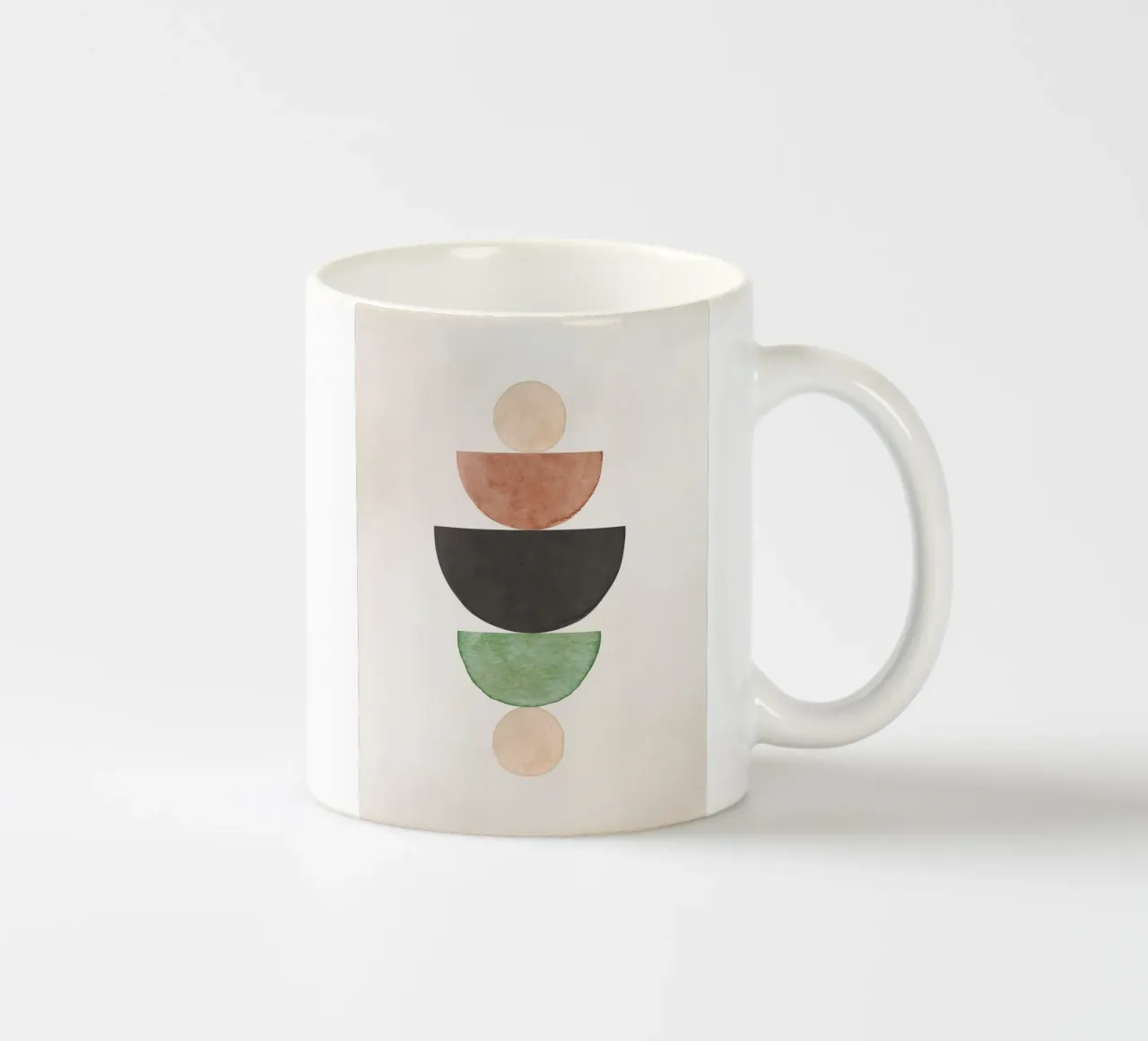 Hemelse Aarde 01 keramische mok van WijdevenPrints