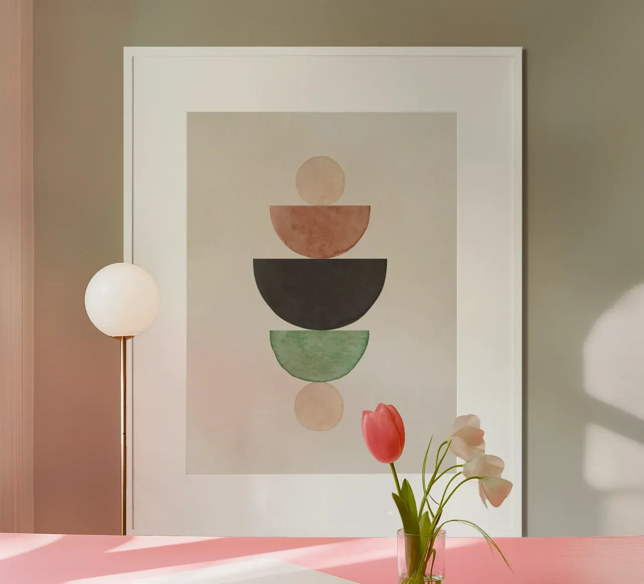 Celestial Terra 01 poster con telaio in alluminio da WijdevenPrints