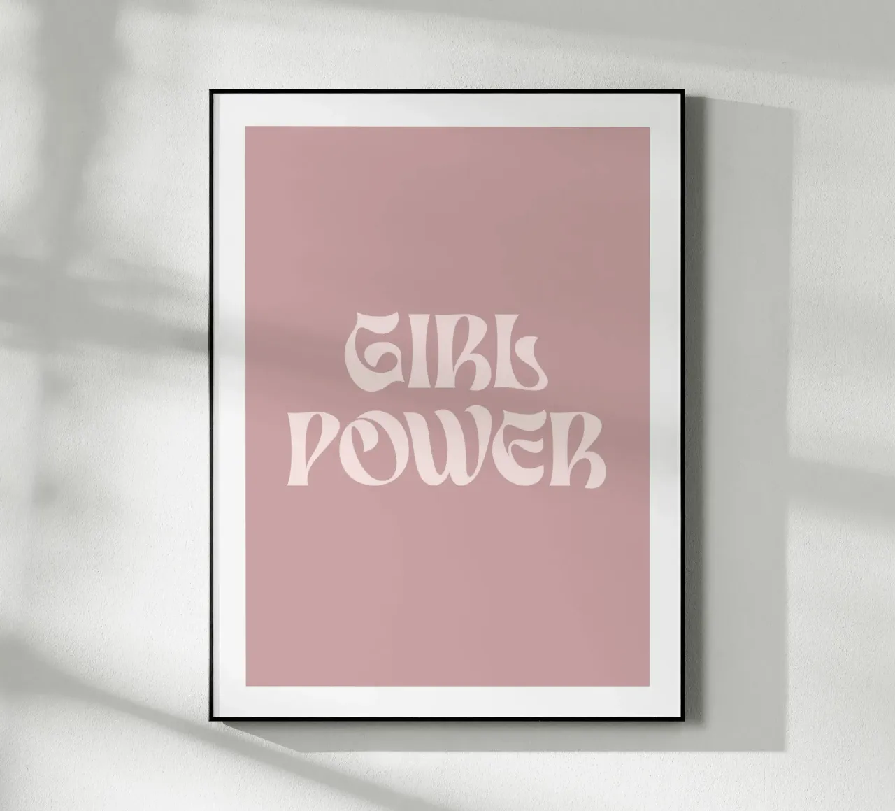 "Girl Power" plexiglass da Wall of Words