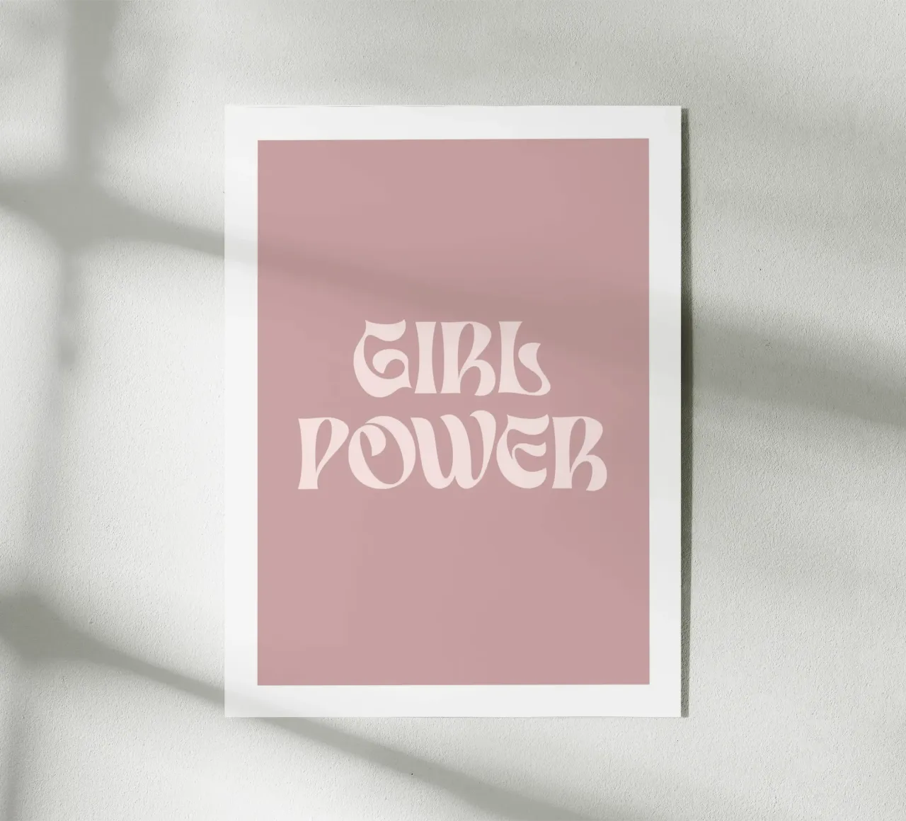 "Girl Power" plexiglass da Wall of Words