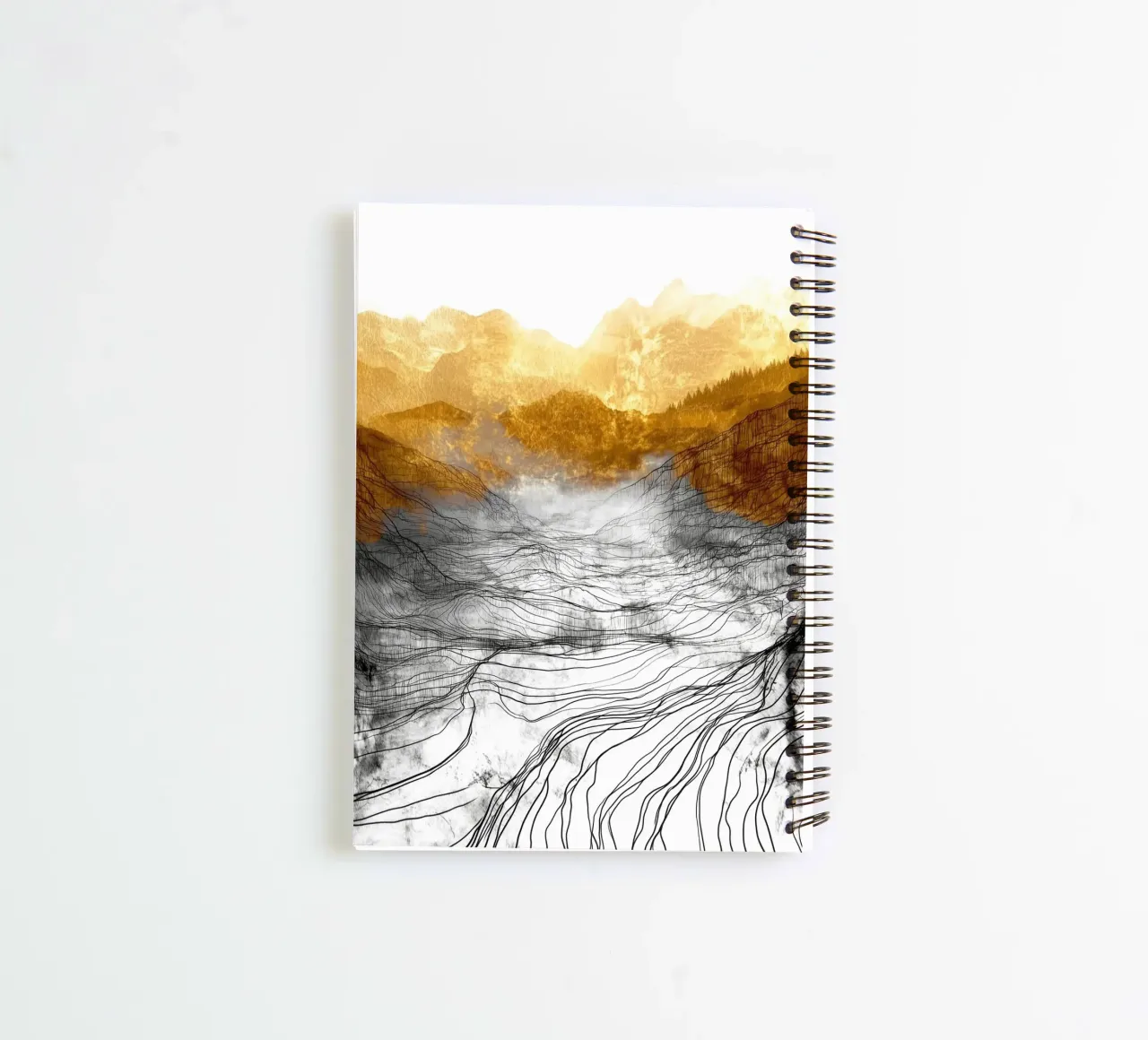 Weißer Fluss Ringbuch von Justyna Jaszke JBJart