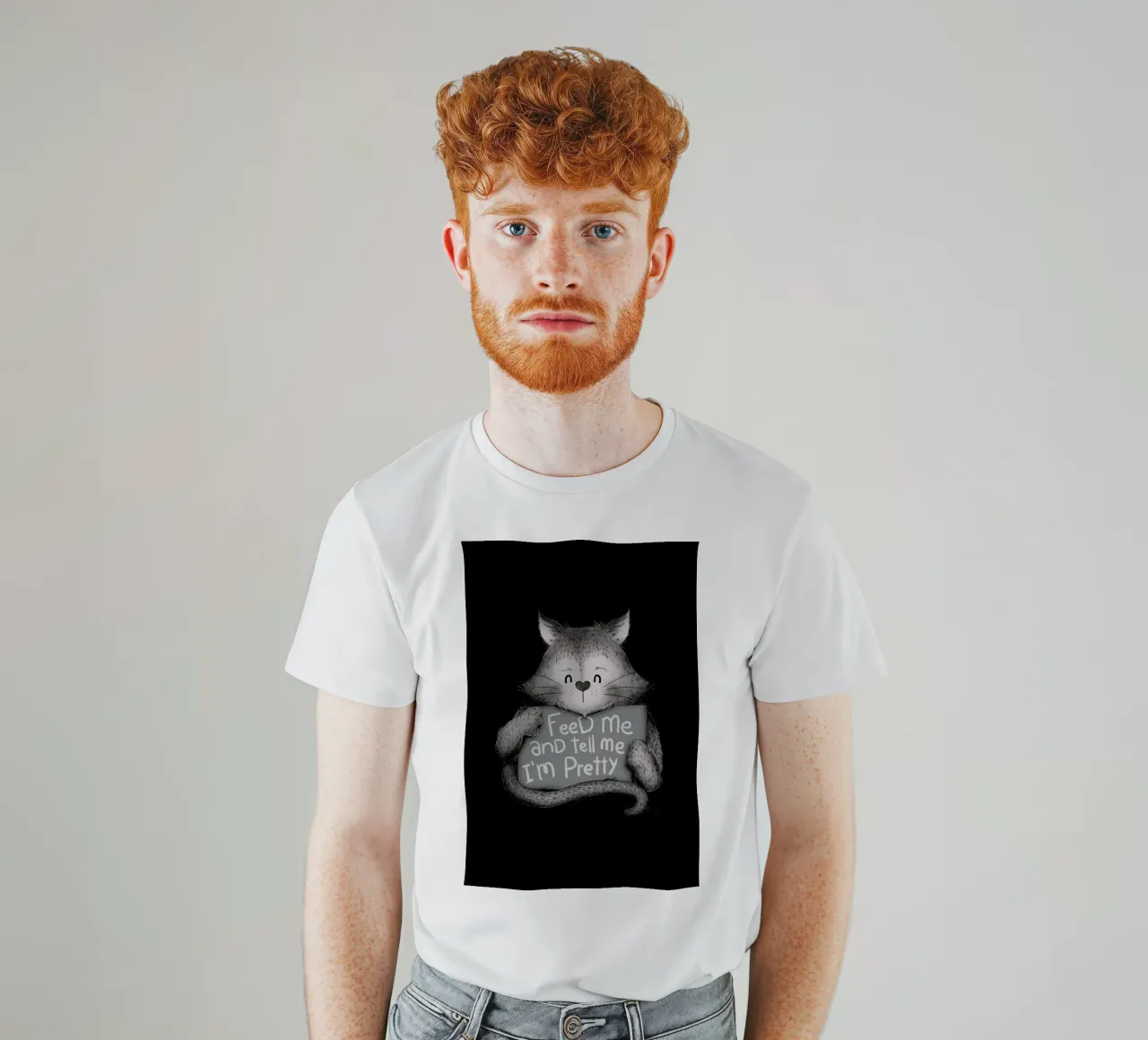 Feed Me and Tell Me I'm Pretty t-shirt da Tobe Fonseca