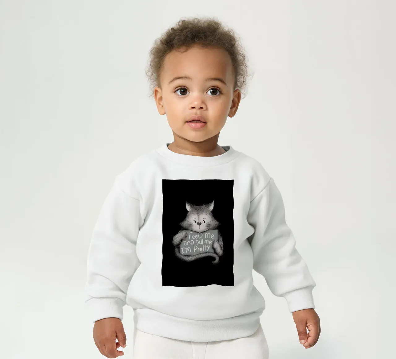 Feed Me and Tell Me I'm Pretty felpa neonato da Tobe Fonseca