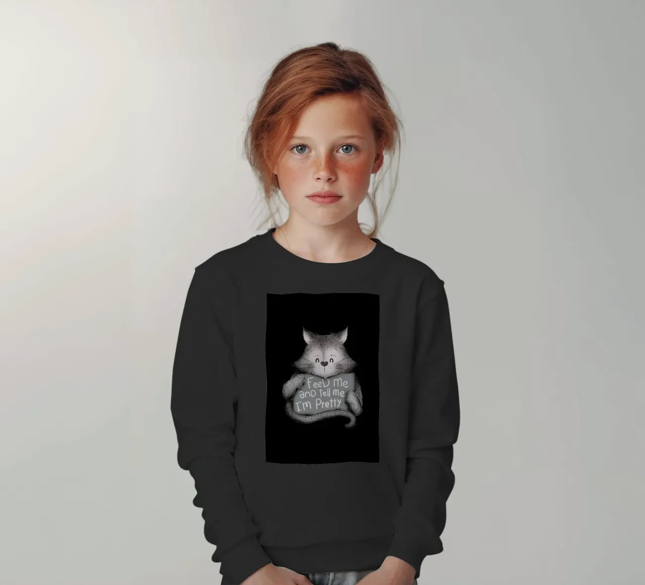 Feed Me and Tell Me I'm Pretty felpa bambino da Tobe Fonseca