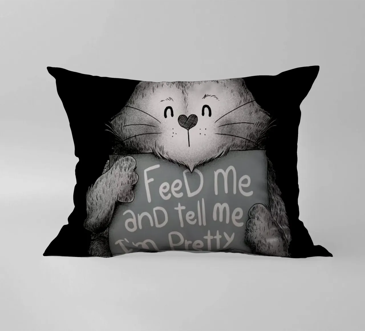 Feed Me and Tell Me I'm Pretty cuscino da Tobe Fonseca