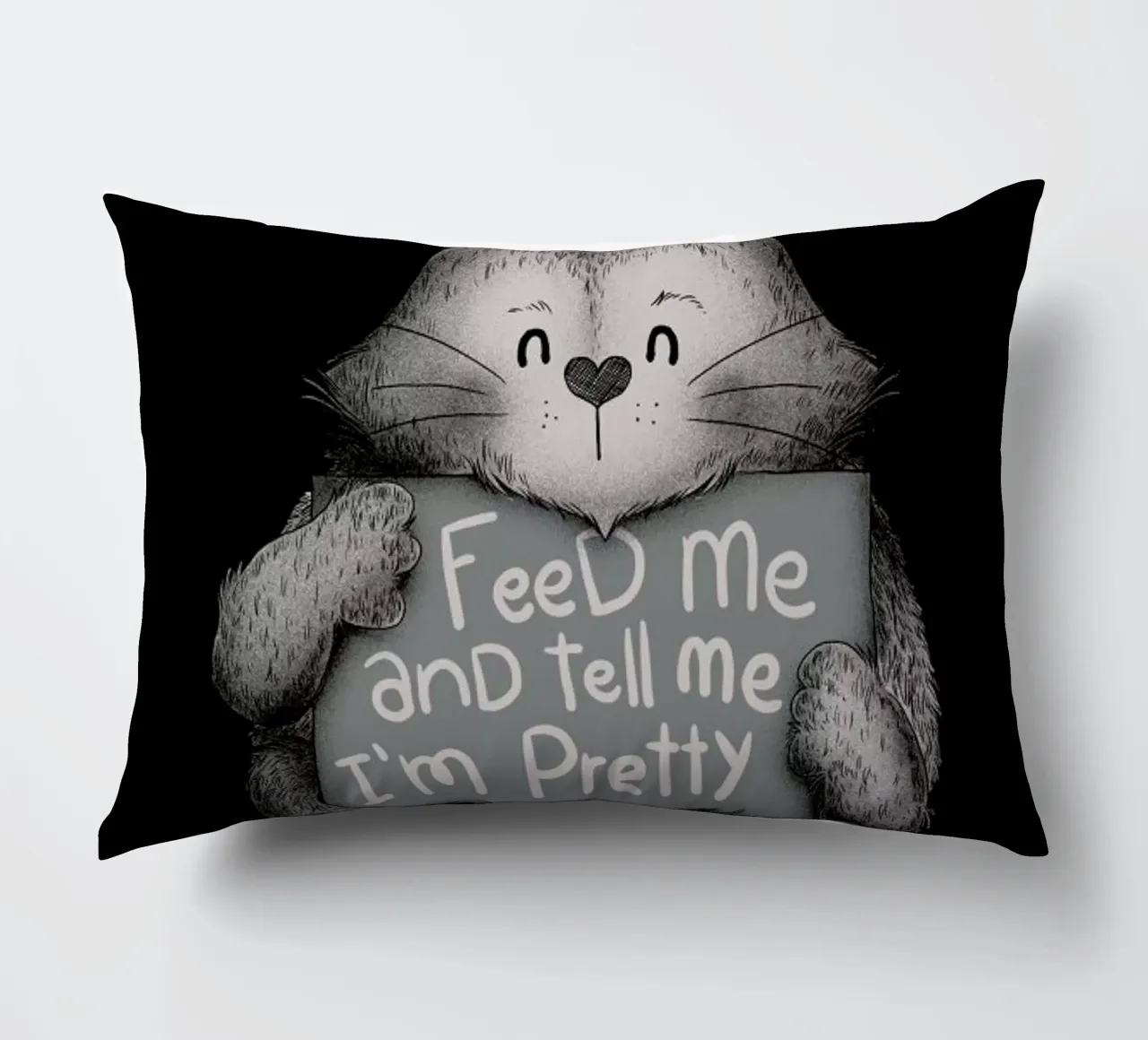 Feed Me and Tell Me I'm Pretty cuscino da Tobe Fonseca