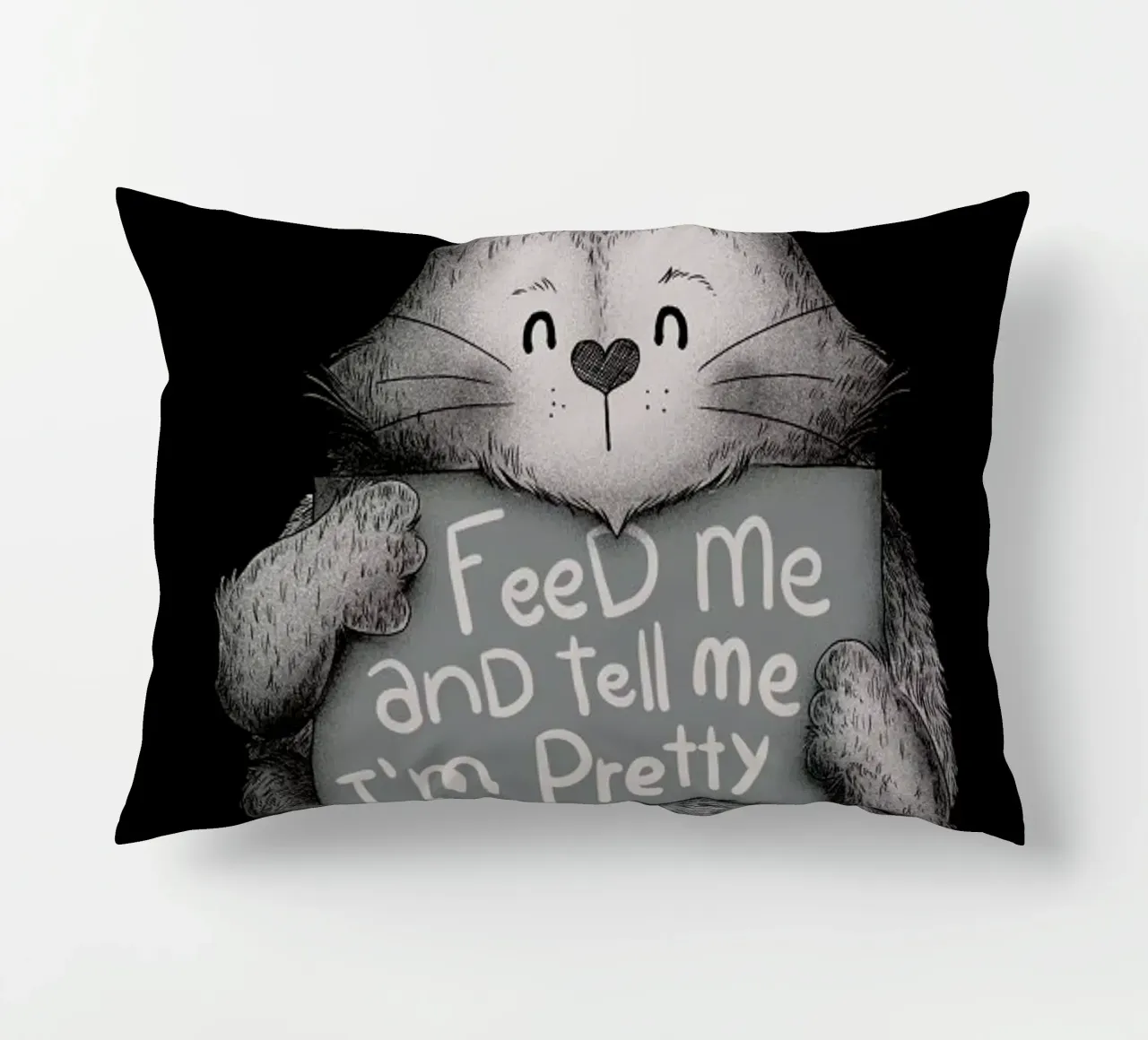 Feed Me and Tell Me I'm Pretty cuscino da Tobe Fonseca