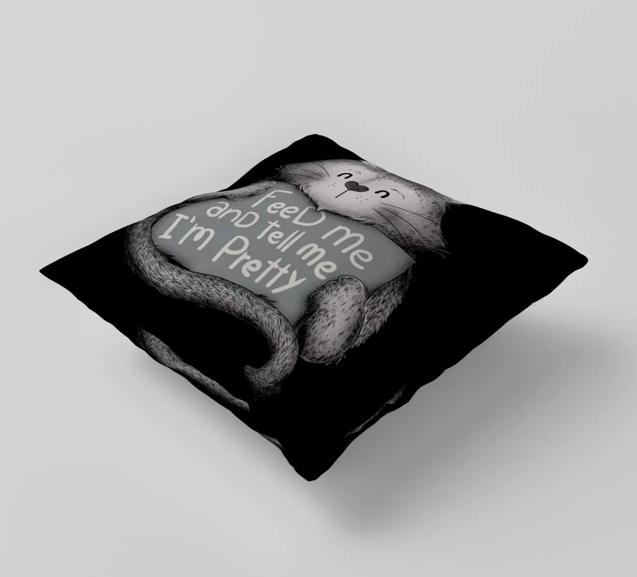 Feed Me and Tell Me I'm Pretty cuscino da Tobe Fonseca