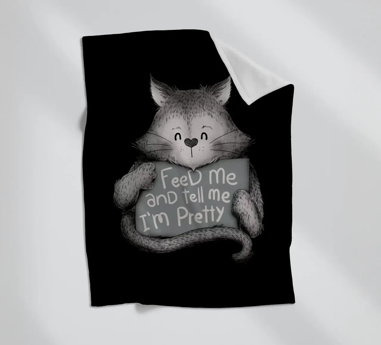 Feed Me and Tell Me I'm Pretty coperta in pile da Tobe Fonseca