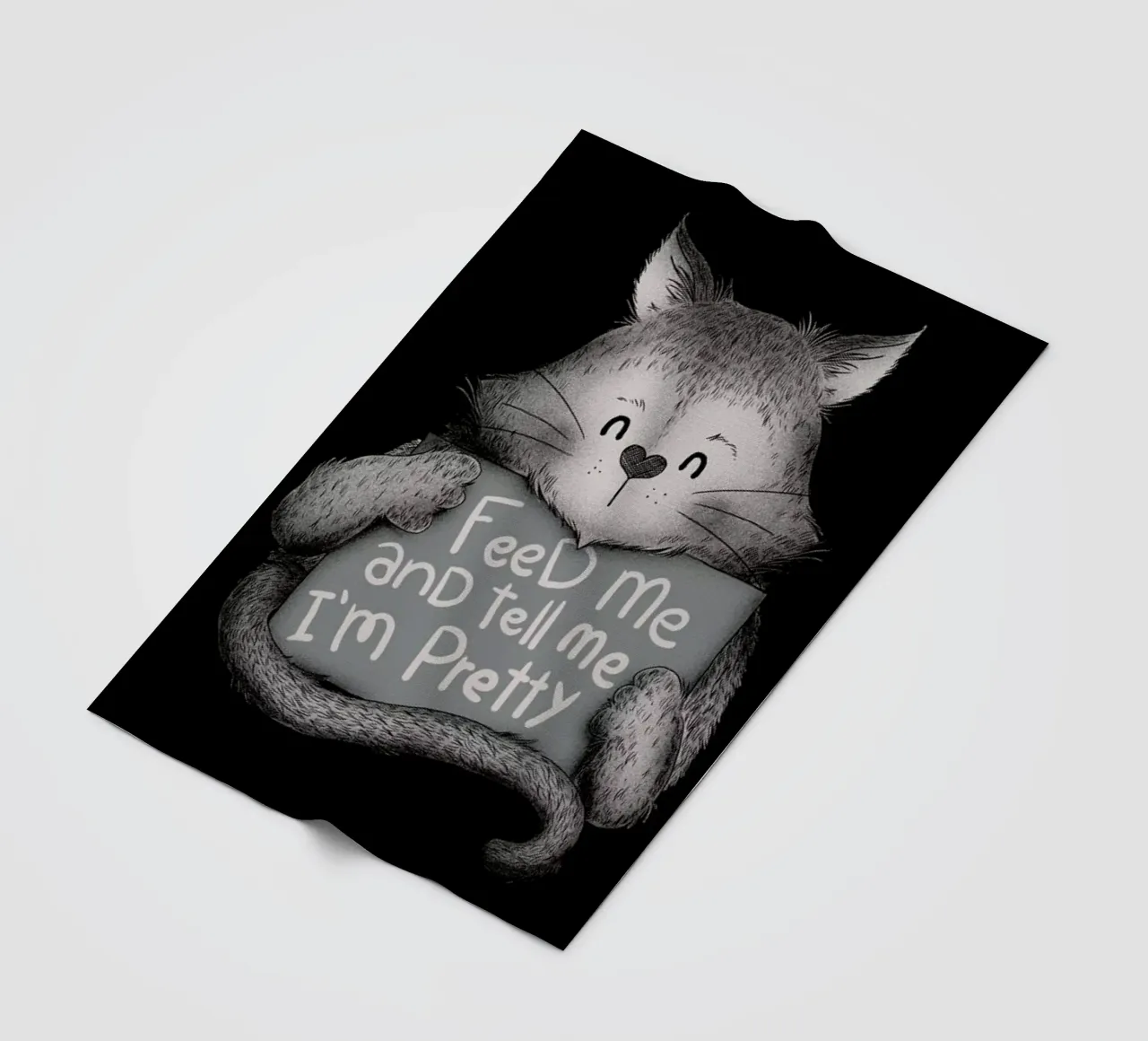 Feed Me and Tell Me I'm Pretty coperta in pile da Tobe Fonseca