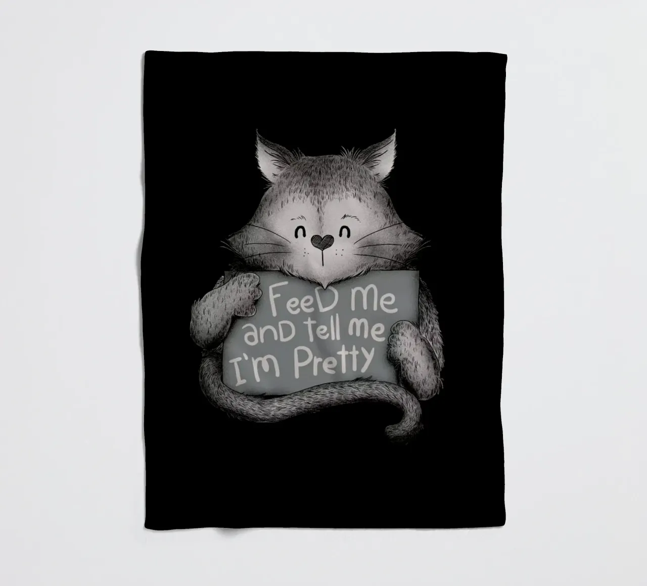 Feed Me and Tell Me I'm Pretty coperta in pile da Tobe Fonseca