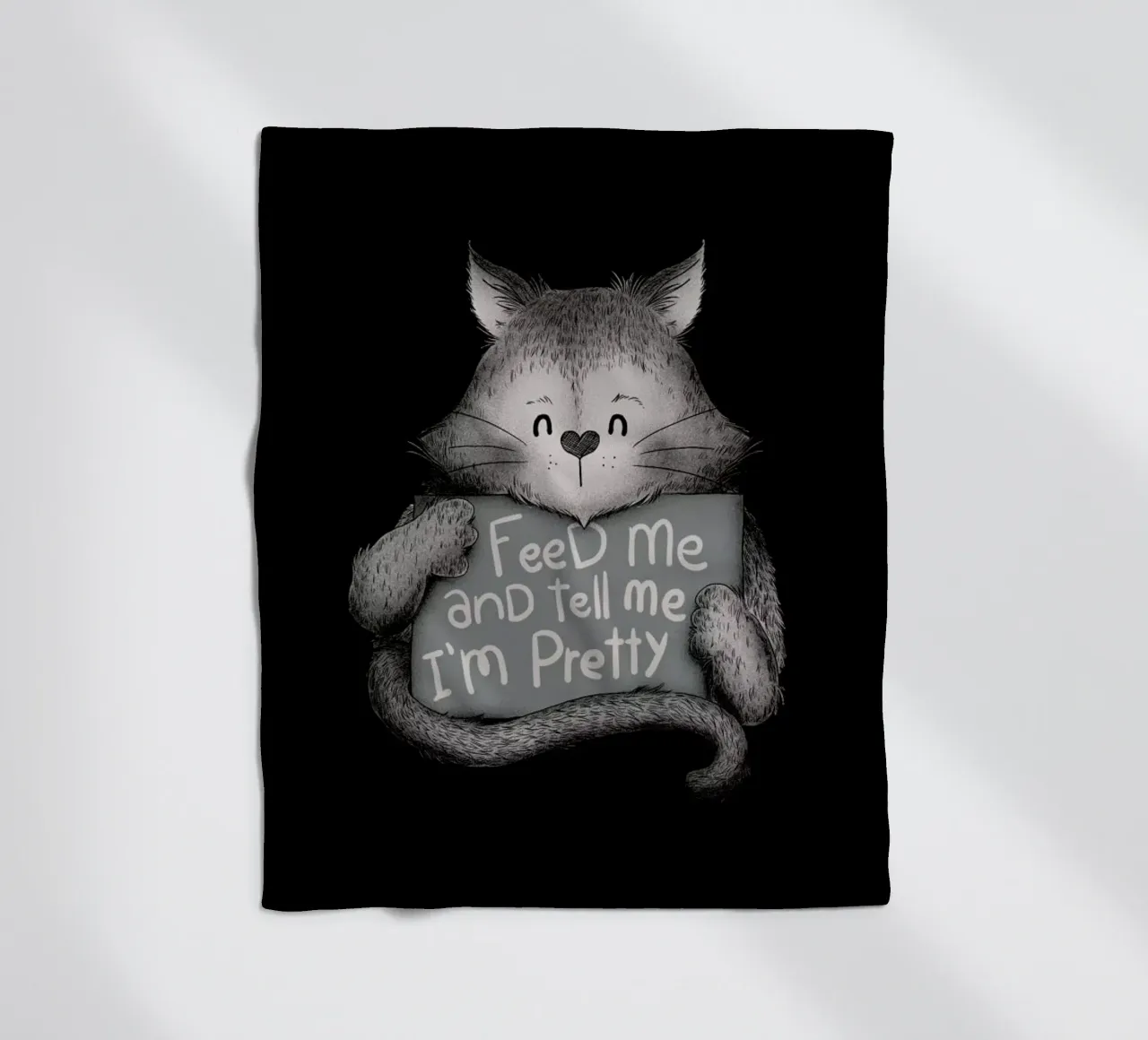 Feed Me and Tell Me I'm Pretty coperta in pile da Tobe Fonseca