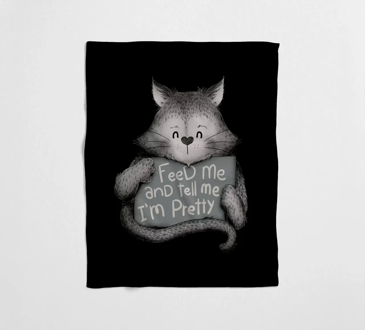 Feed Me and Tell Me I'm Pretty coperta in pile da Tobe Fonseca