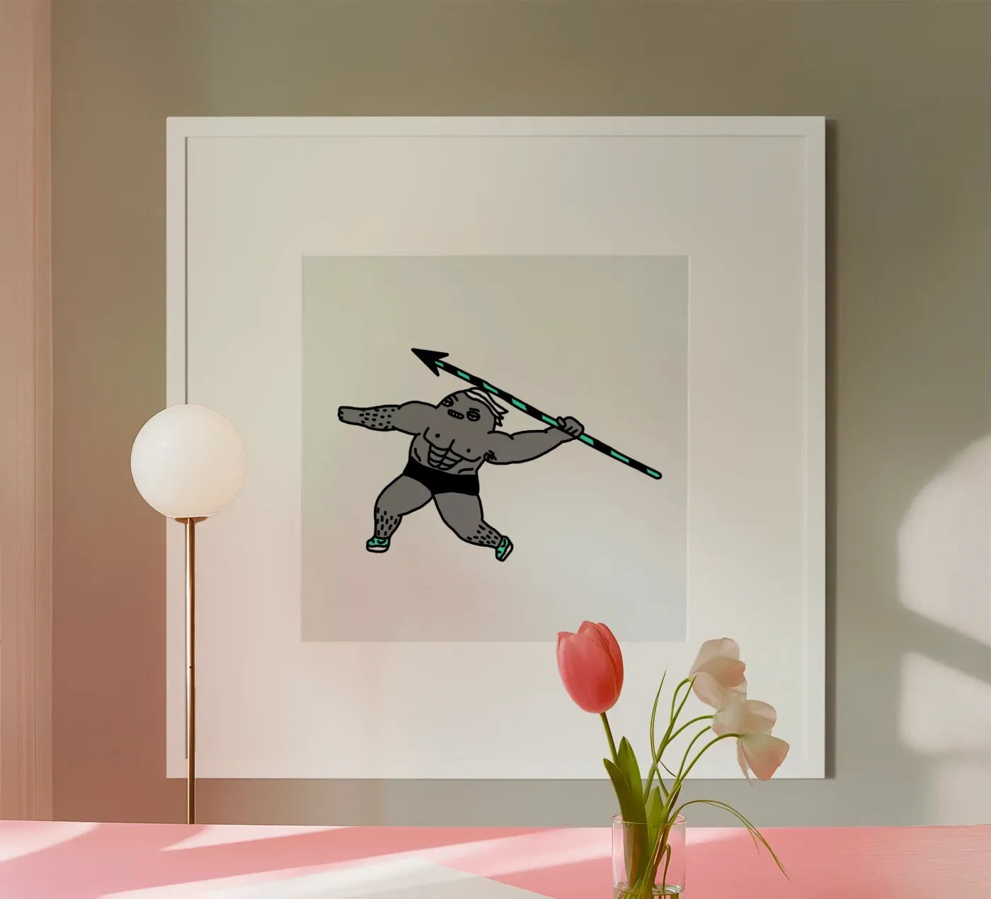 Muscle poster by Herzette