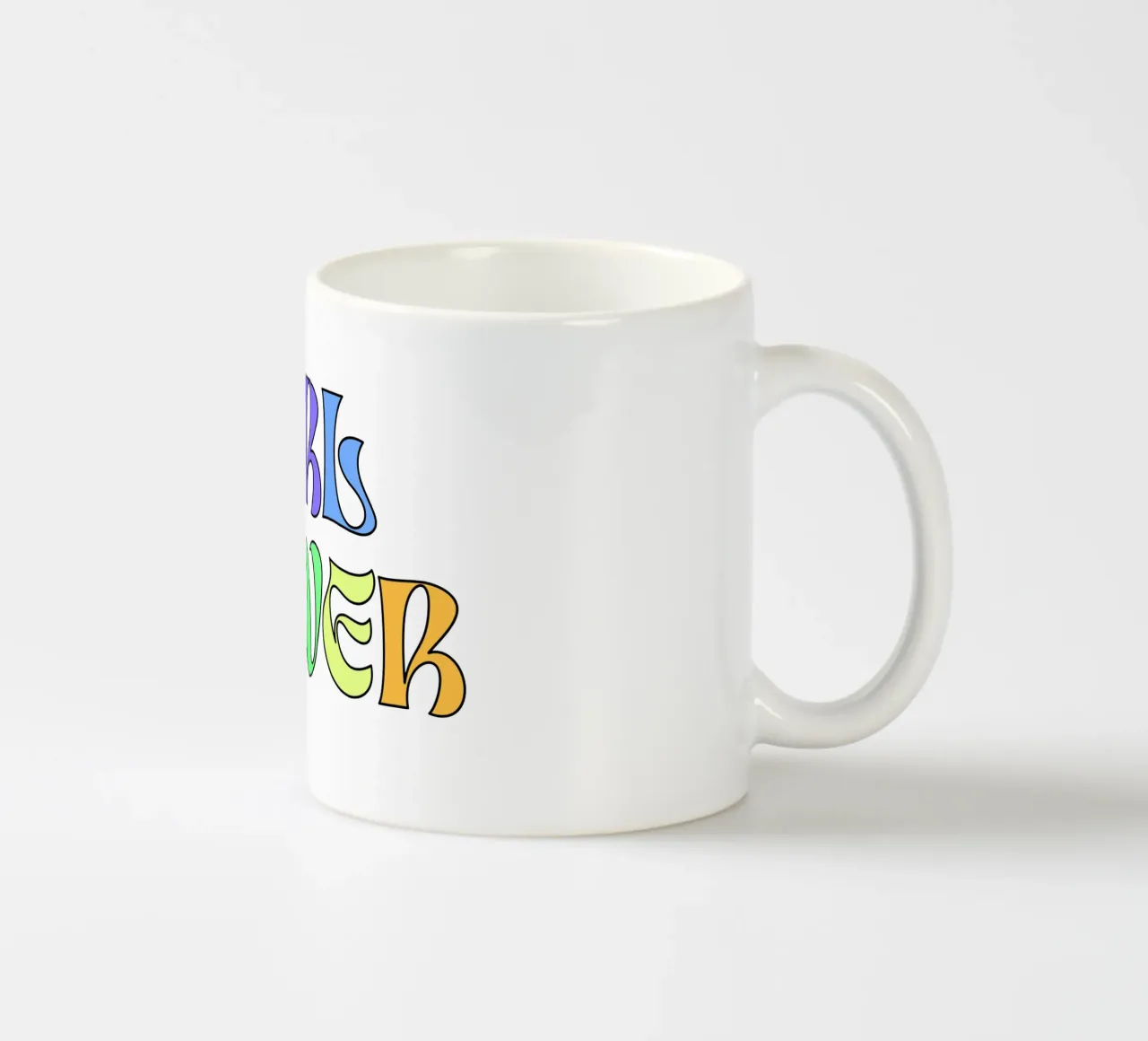 'Girl Power' ceramic mug by Wall of Words