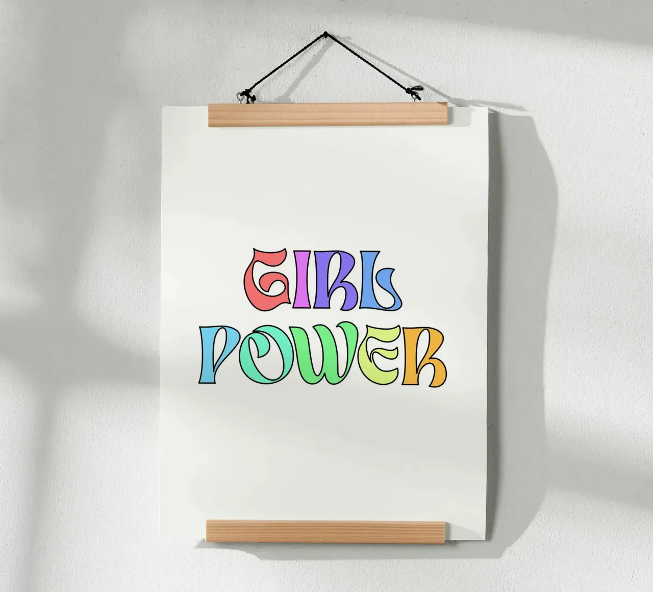 'Girl Power' hahnemühle by Wall of Words
