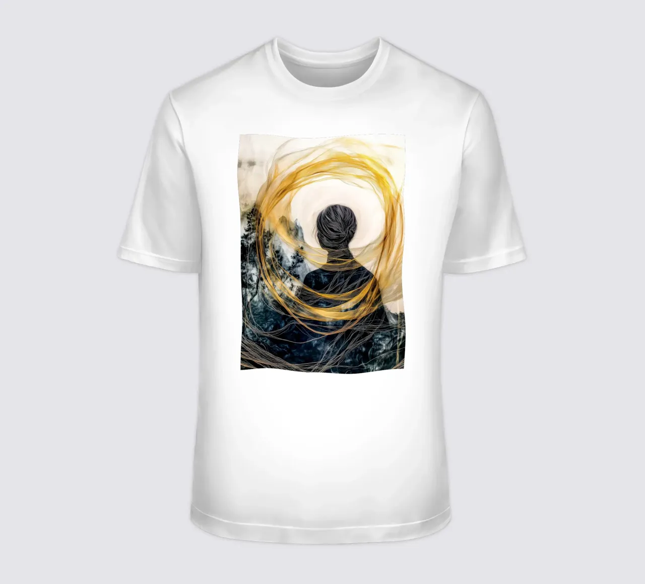 Inside the circle t-shirt by Justyna Jaszke JBJart
