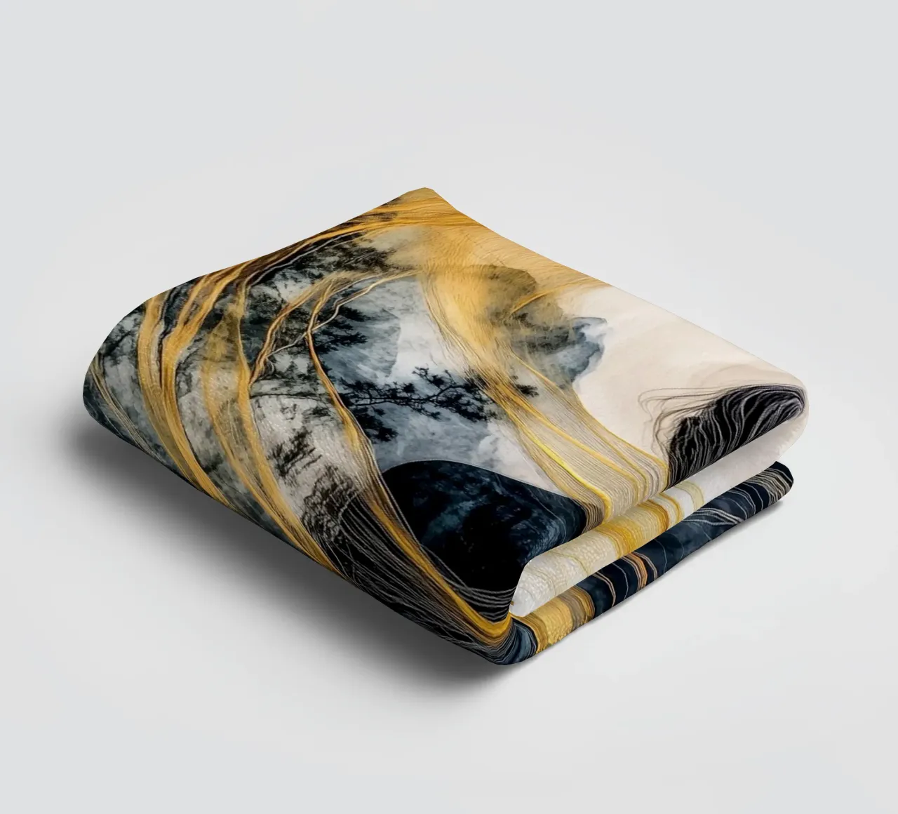 Inside the circle towel by Justyna Jaszke JBJart