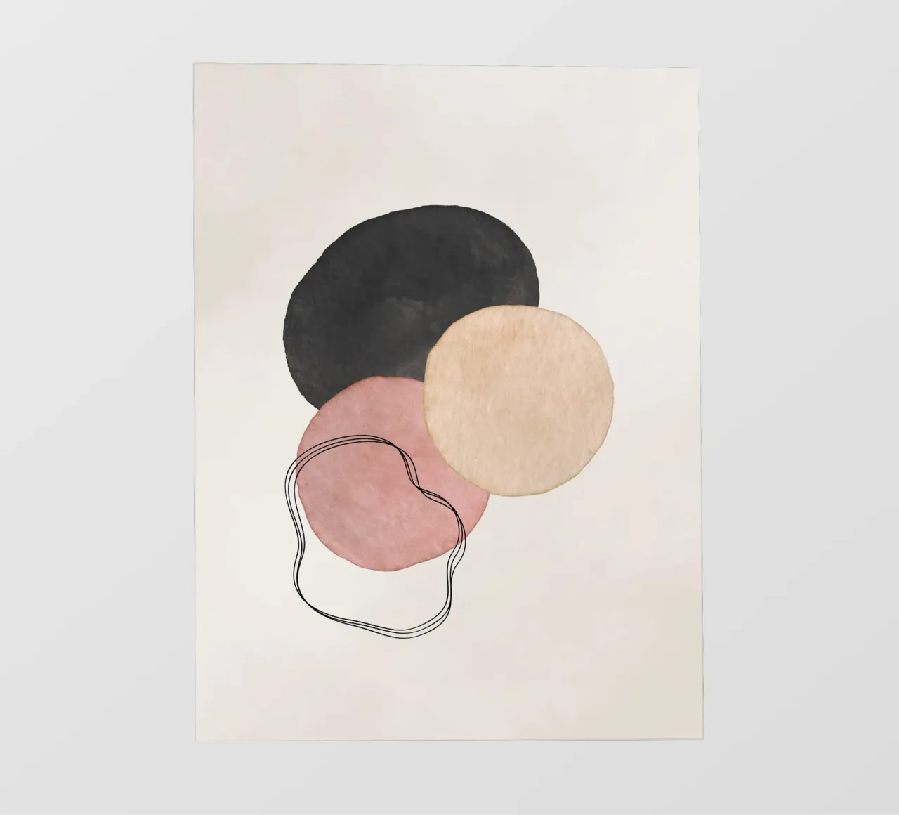 Rosa celeste 06 telo in pvc da WijdevenPrints