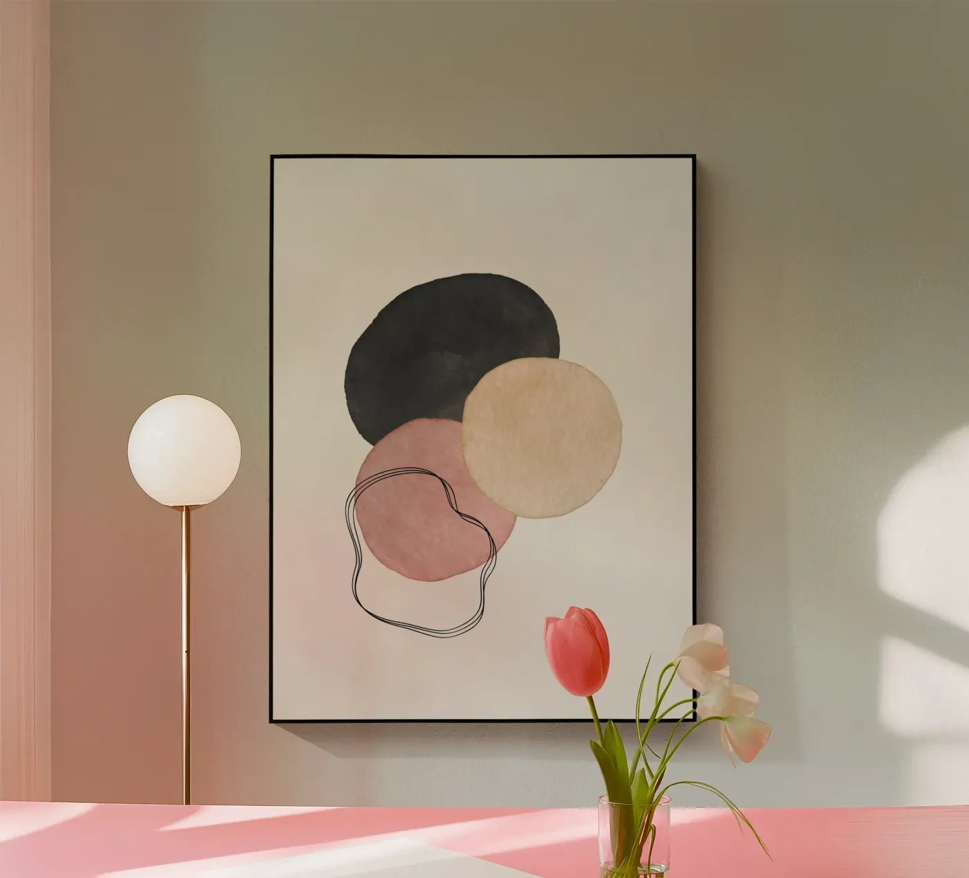 Rosa celeste 06 plexiglass da WijdevenPrints