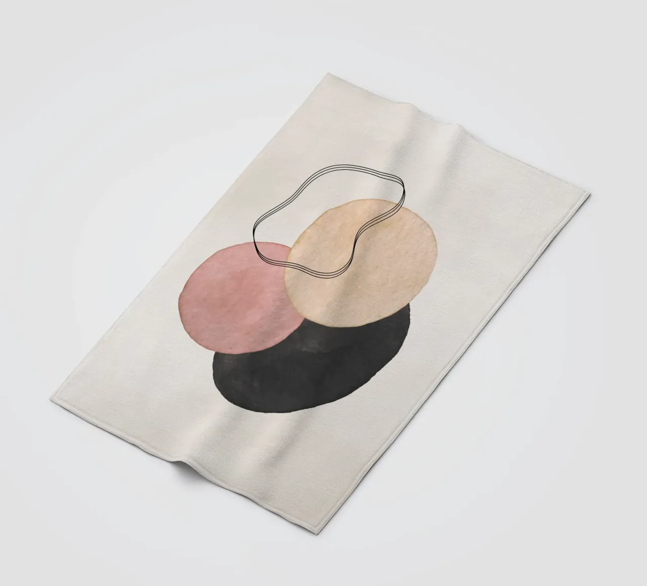 Rosa celeste 05 coperta in pile da WijdevenPrints