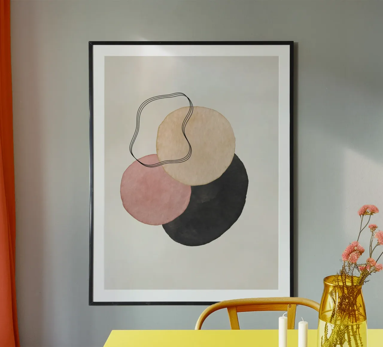 Celestial Pink 05 poster da WijdevenPrints