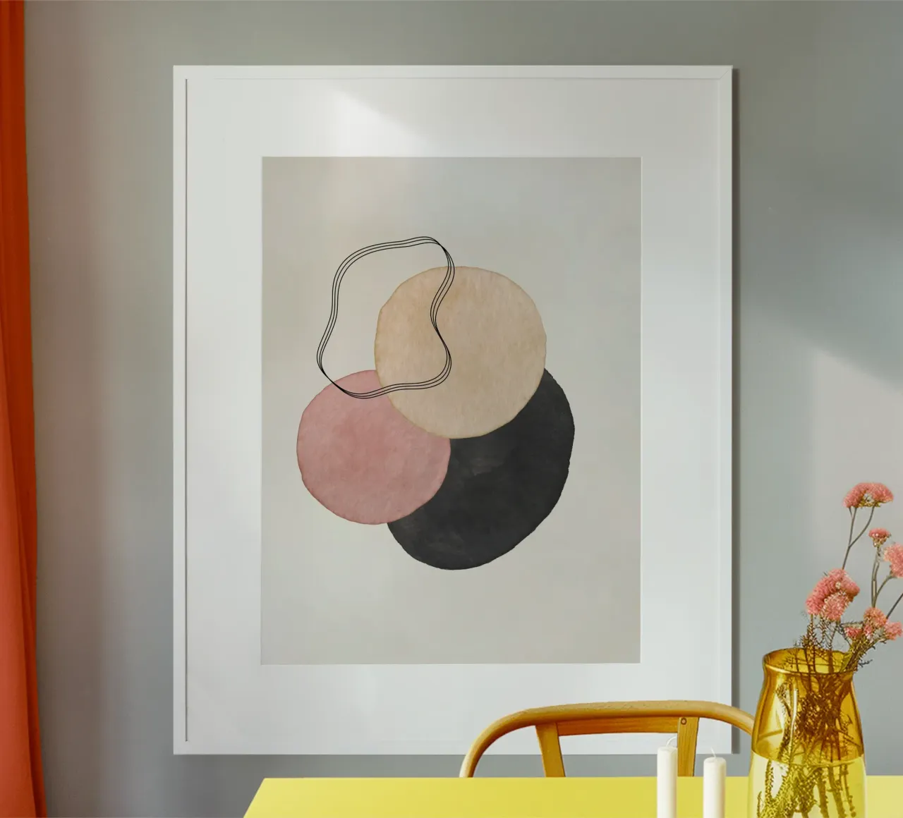 Celestial Pink 05 poster da WijdevenPrints