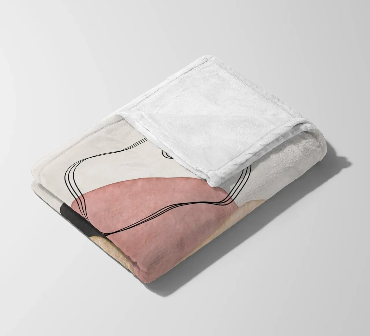 Rosa celeste 04 coperta in pile da WijdevenPrints