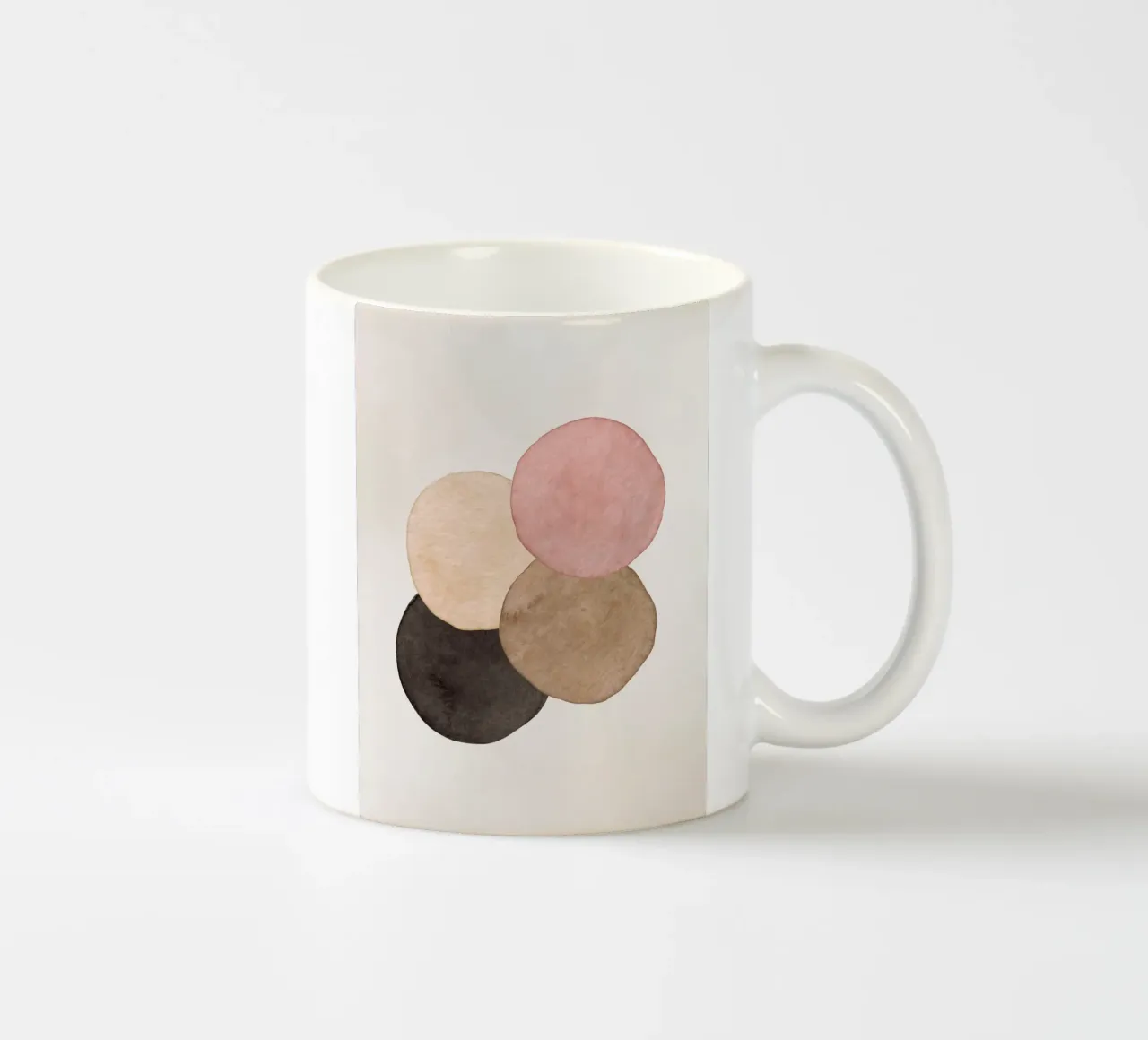 Rosa celeste 03 tazza in ceramica da WijdevenPrints