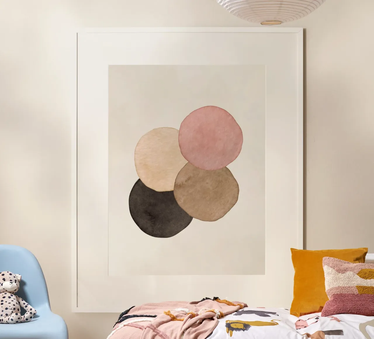 Rosa celeste 03 poster da WijdevenPrints