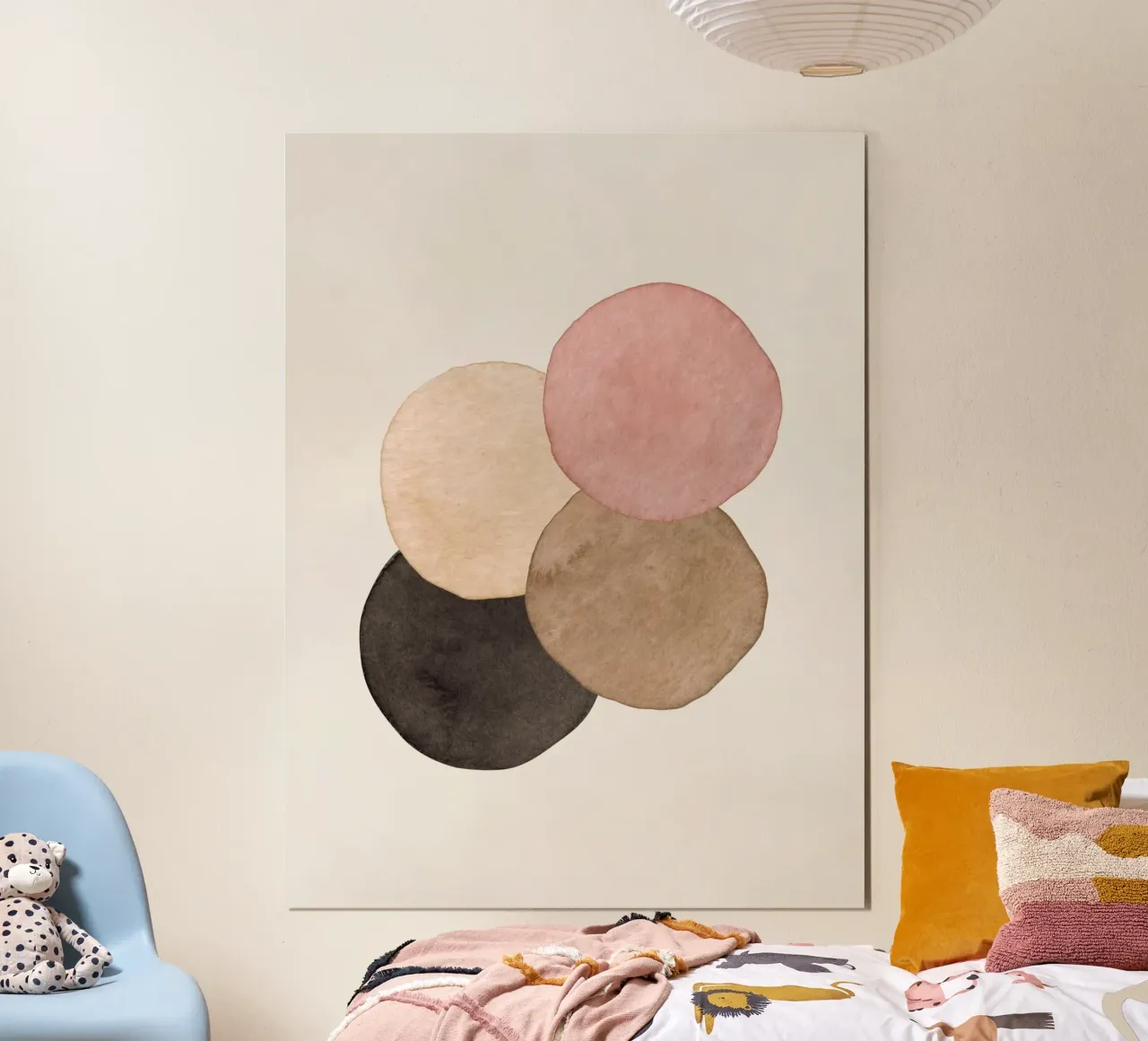 Rosa celeste 03 poster da WijdevenPrints