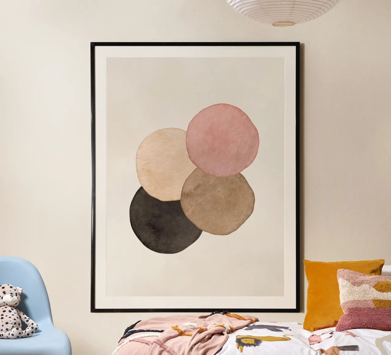 Rosa celeste 03 poster da WijdevenPrints