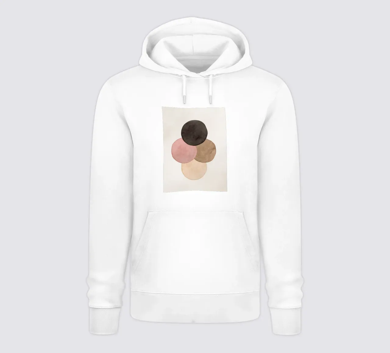Rosa celeste 02 felpa con cappuccio da WijdevenPrints