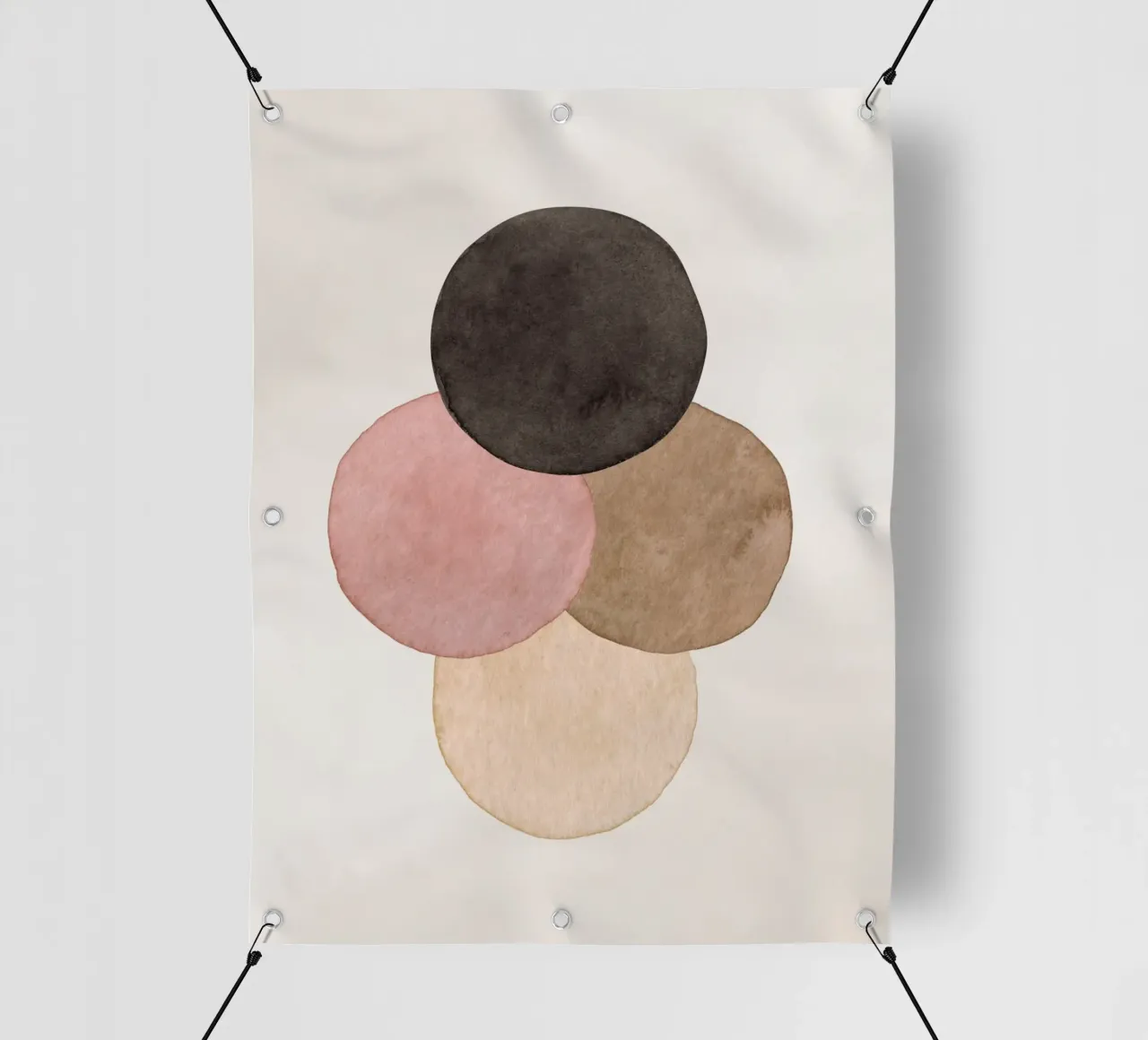 Rosa celeste 02 telo in pvc da WijdevenPrints