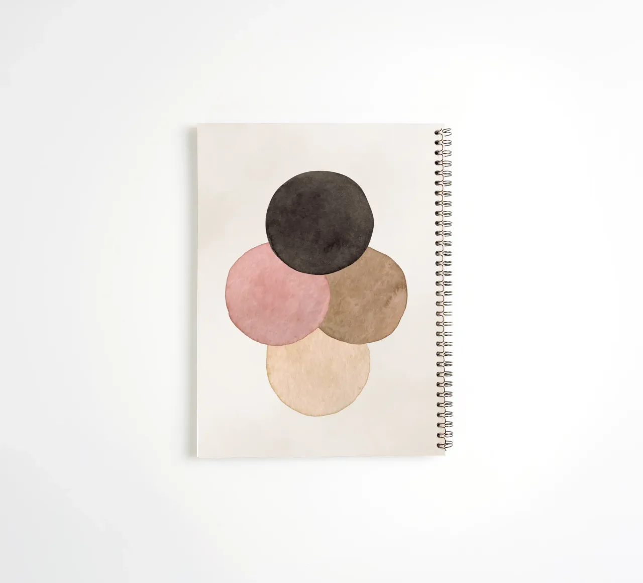 Celestial Pink 02 spiral notebook by WijdevenPrints