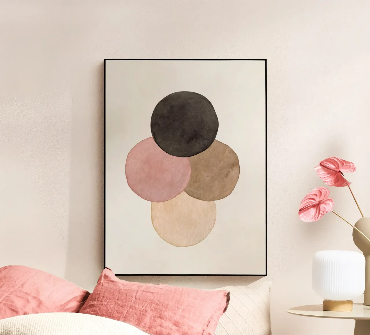 Rosa celeste 02 plexiglass da WijdevenPrints