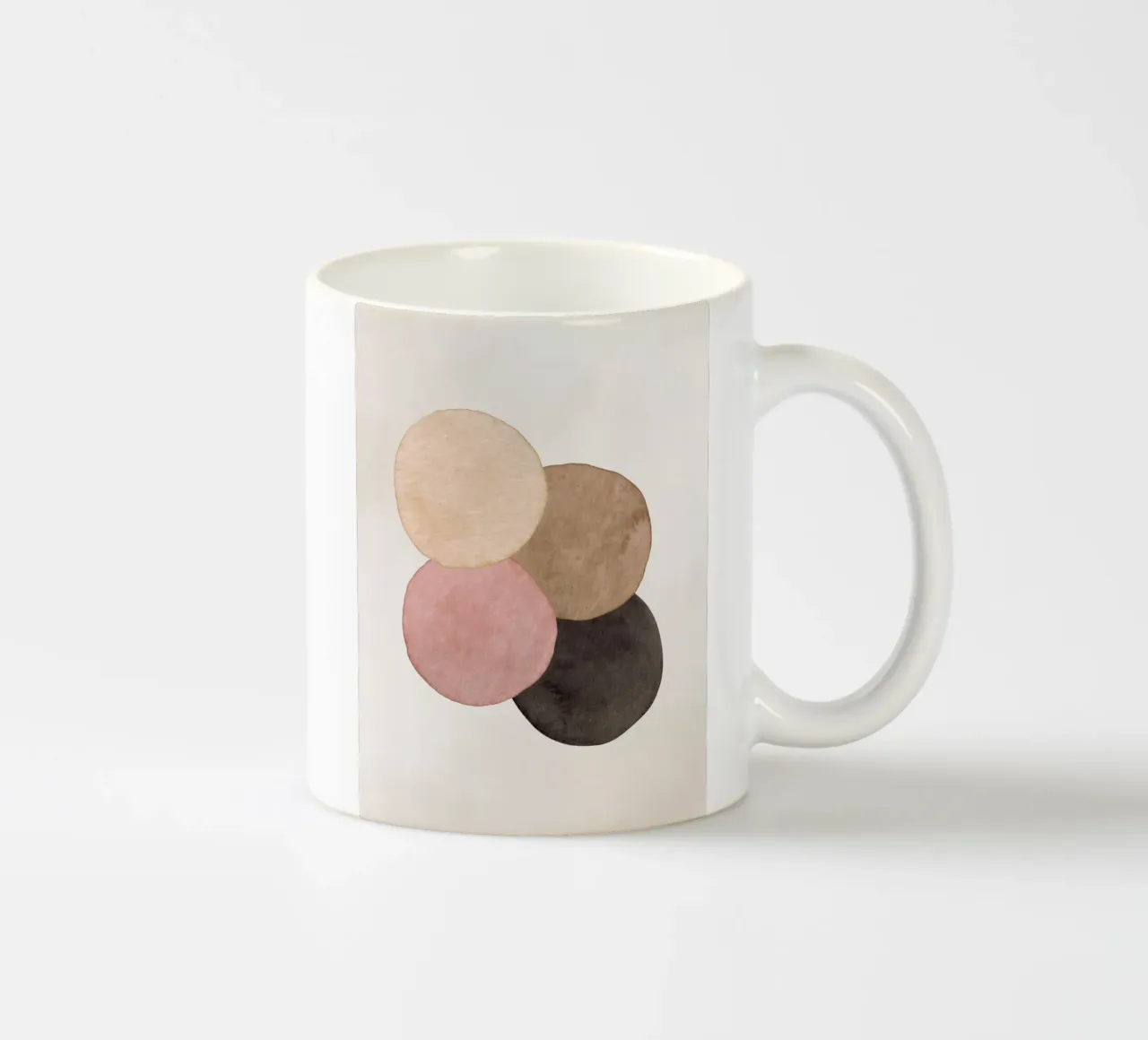 Rosa celeste 01 tazza in ceramica da WijdevenPrints