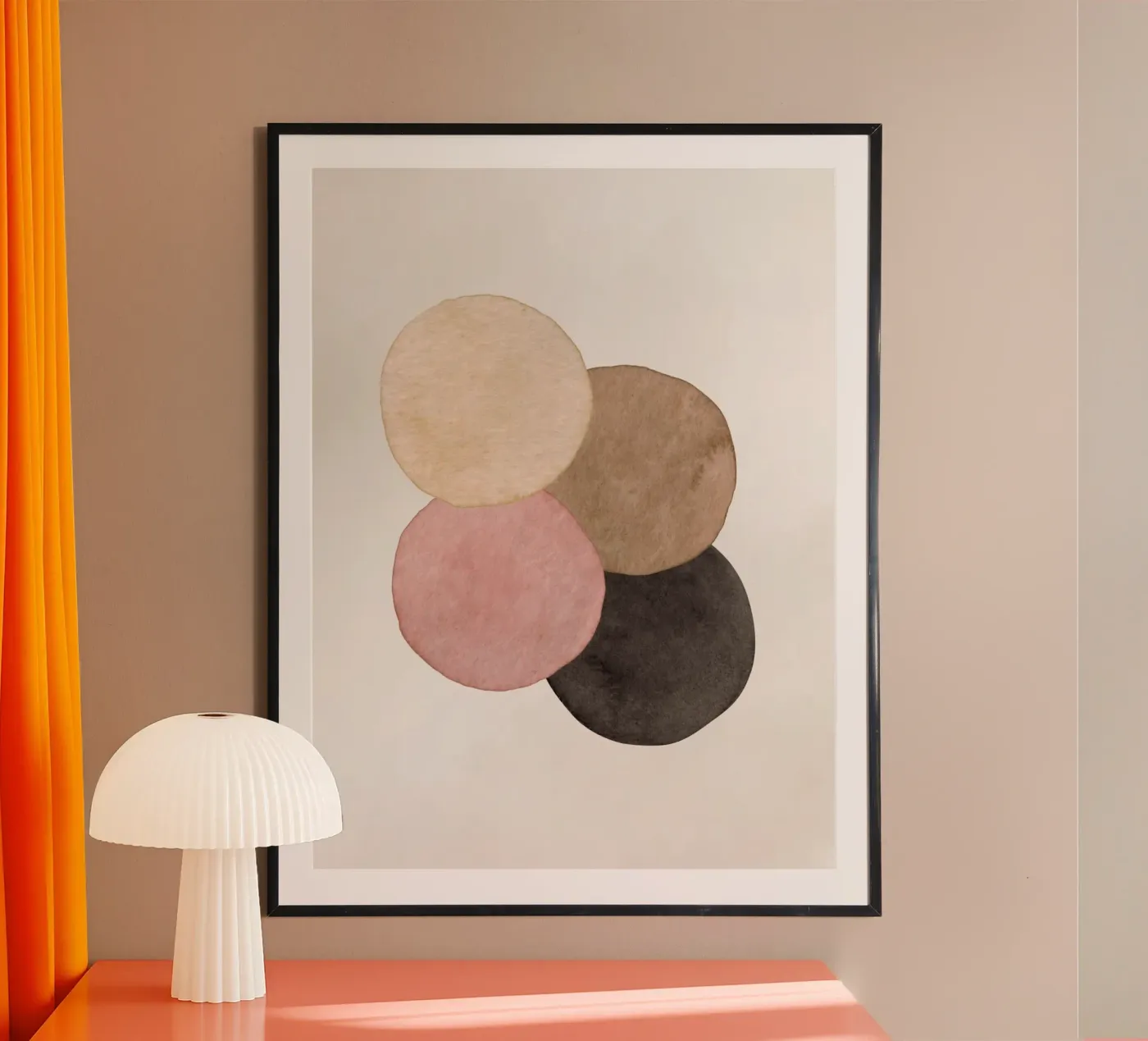 Rosa celeste 01 poster da WijdevenPrints