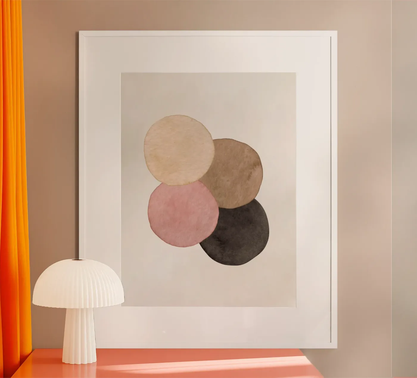 Rosa celeste 01 poster da WijdevenPrints