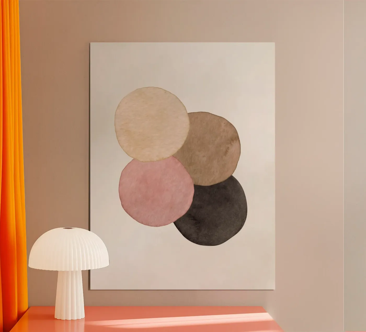 Rosa celeste 01 poster da WijdevenPrints