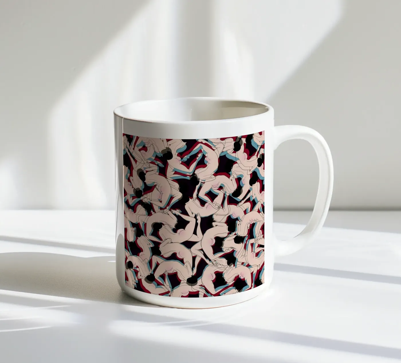 Drunk ceramic mug by Ruei
