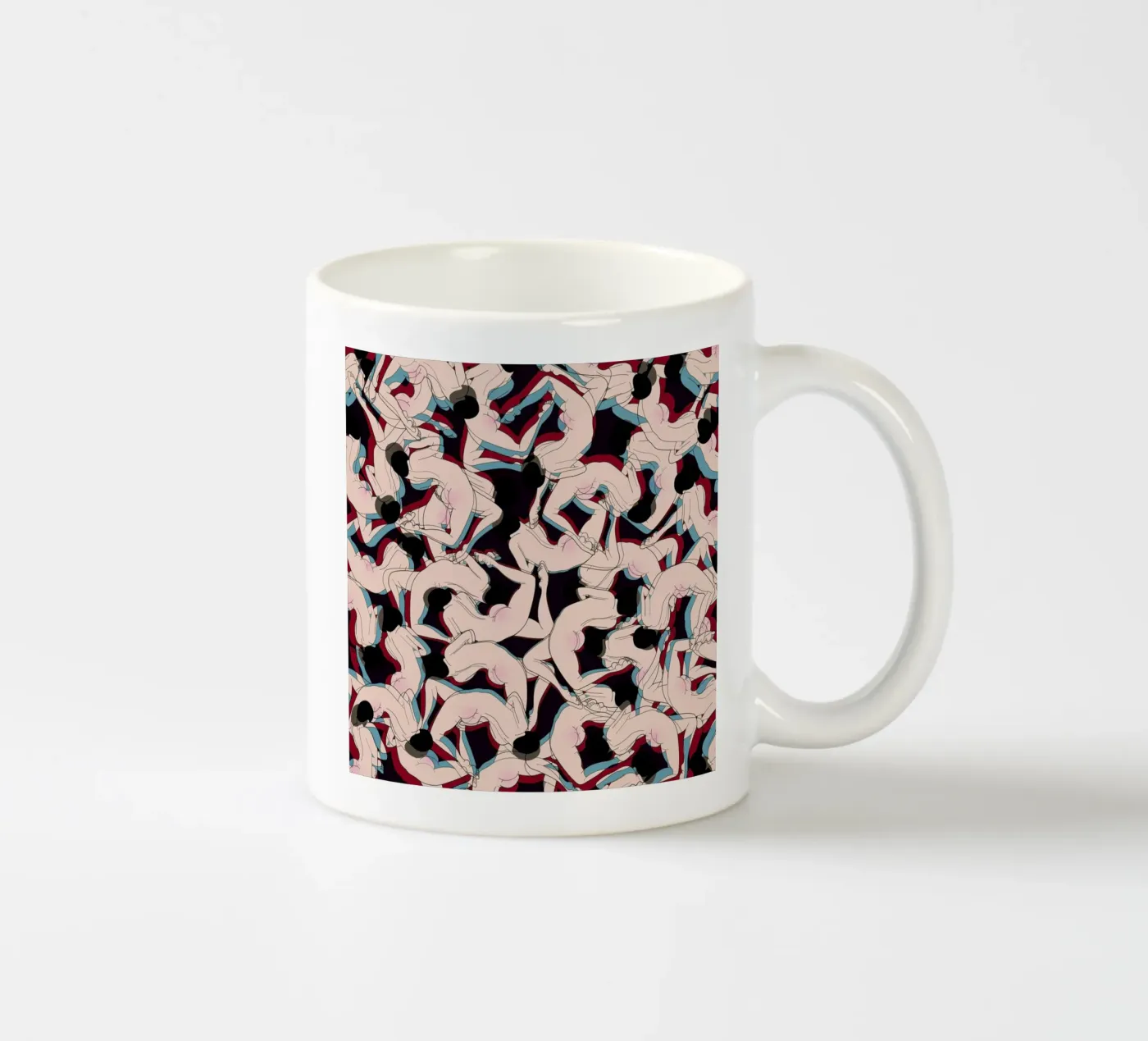 Drunk ceramic mug by Ruei