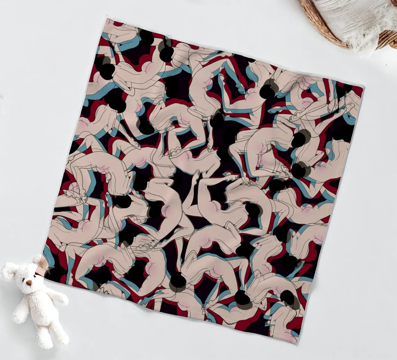 Drunk Fleecedecke von Ruei