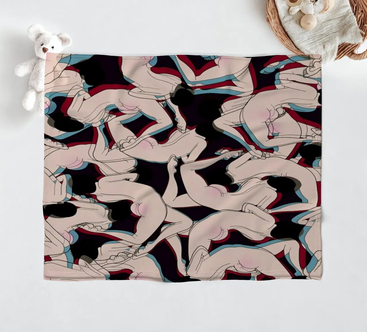 Drunk Fleecedecke von Ruei