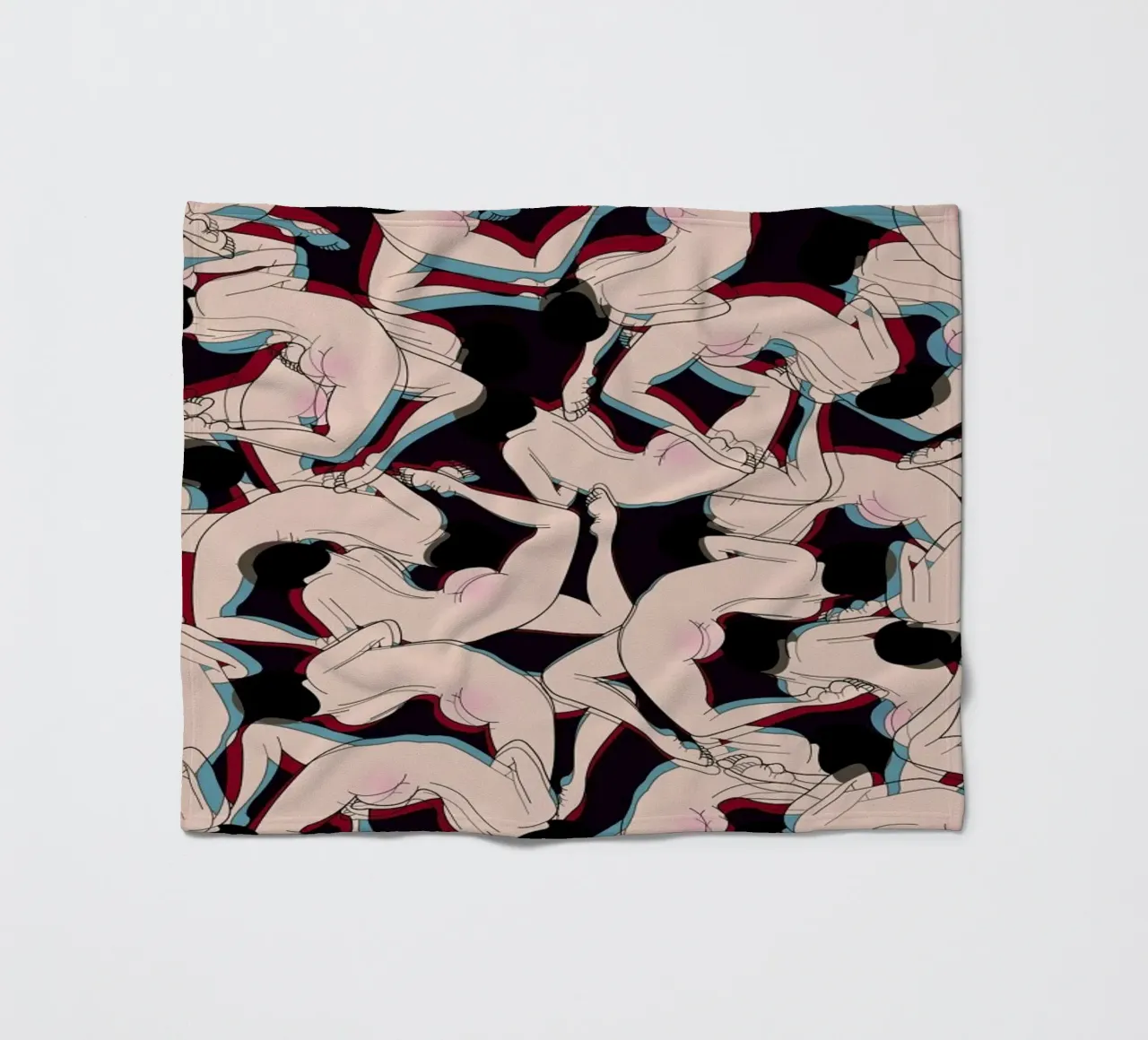 Drunk Fleecedecke von Ruei