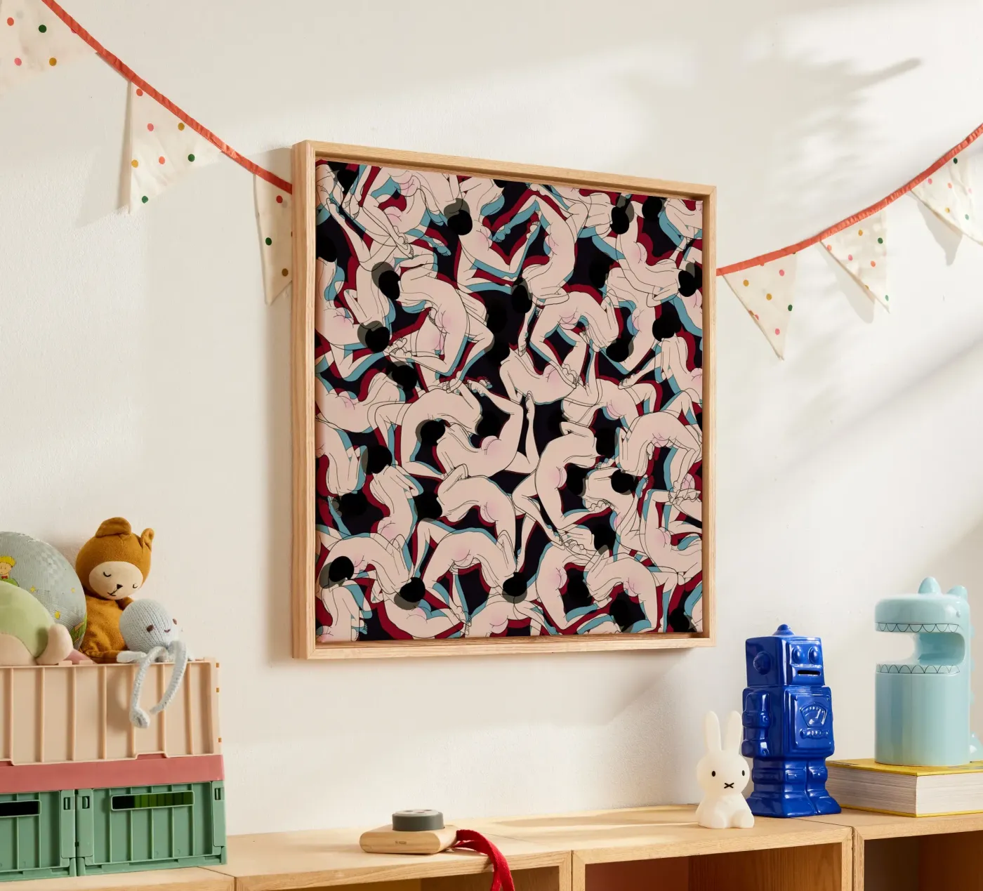 Drunk canvas van Ruei