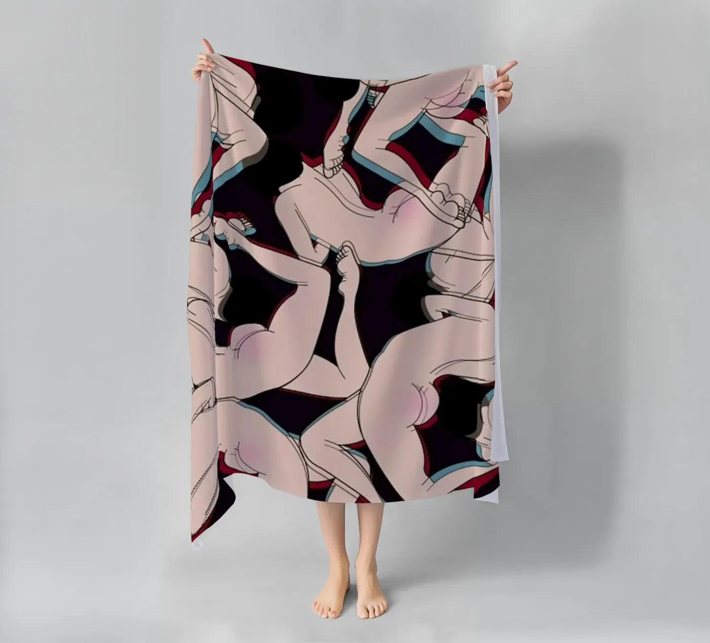 Drunk strandhanddoek van Ruei