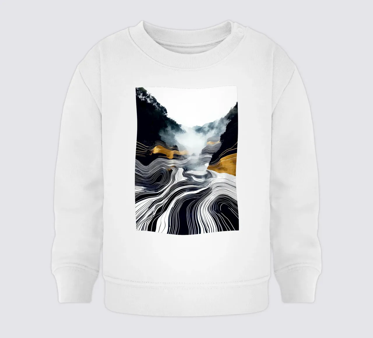 Luogo nebbioso felpa neonato da Justyna Jaszke JBJart